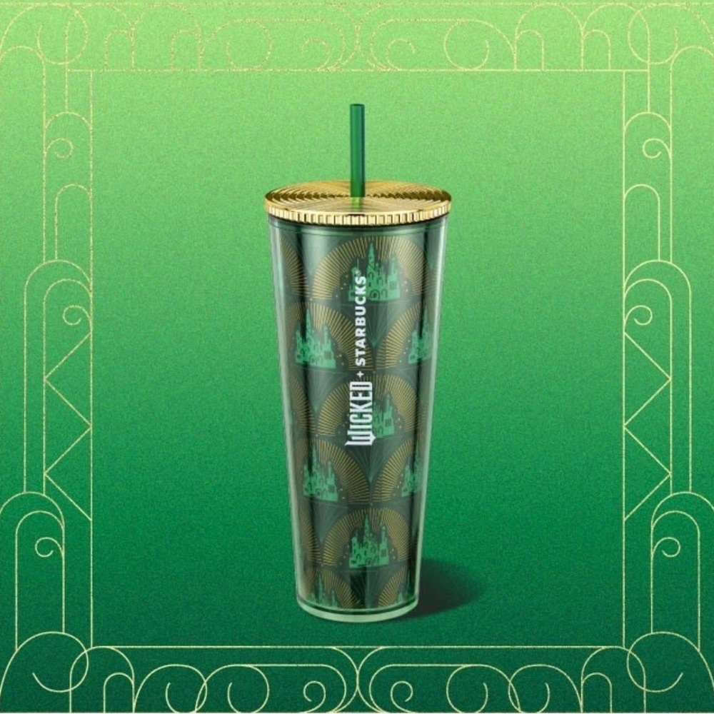 Wicked x Starbucks emerald city Tumbler